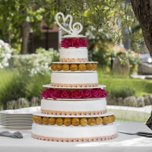 Weddin Cake, gâteau de mariage de Camprini, chocolatier pâtissier à Valbonne et Cannes